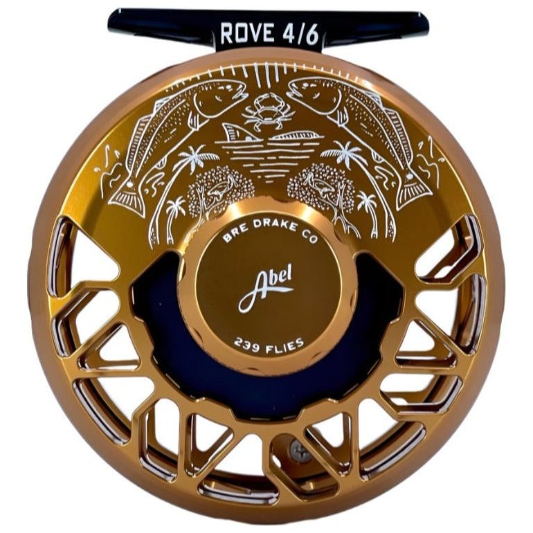Abel Rove 4/6 Bronze w/ Matching Bronze Drag Knob & Black Aluminum