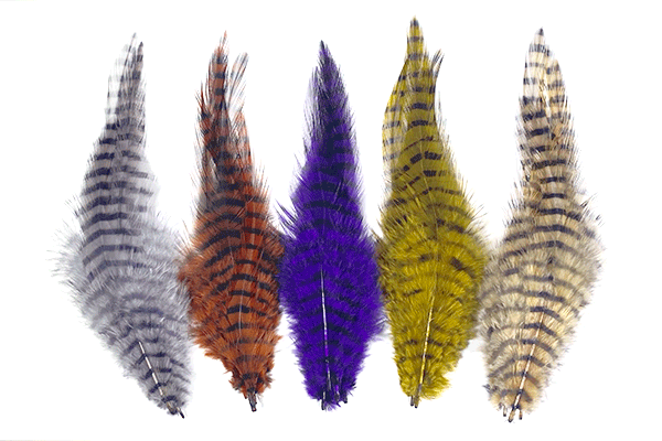 MFC Barred Saddle Hackle - All Colors