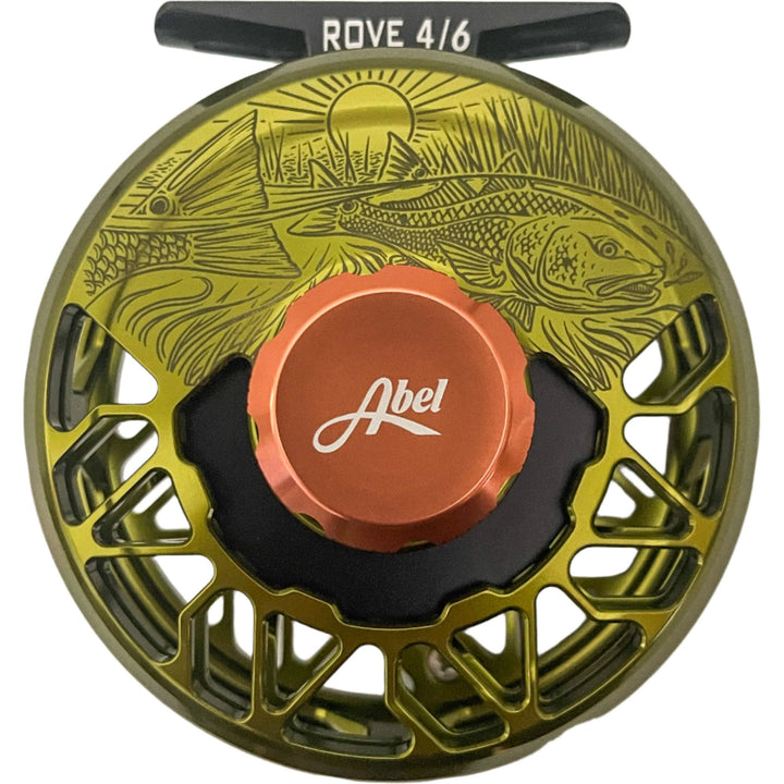 Abel Rove 4/6 Olive w/Orange Drag Knob & Sm Ebony Handle - Underwood Finish Red Dawn (IN STOCK)