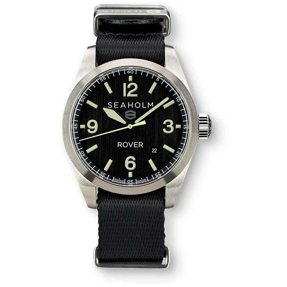 Seaholm - Rover Field Watch Black (IN STOCK)