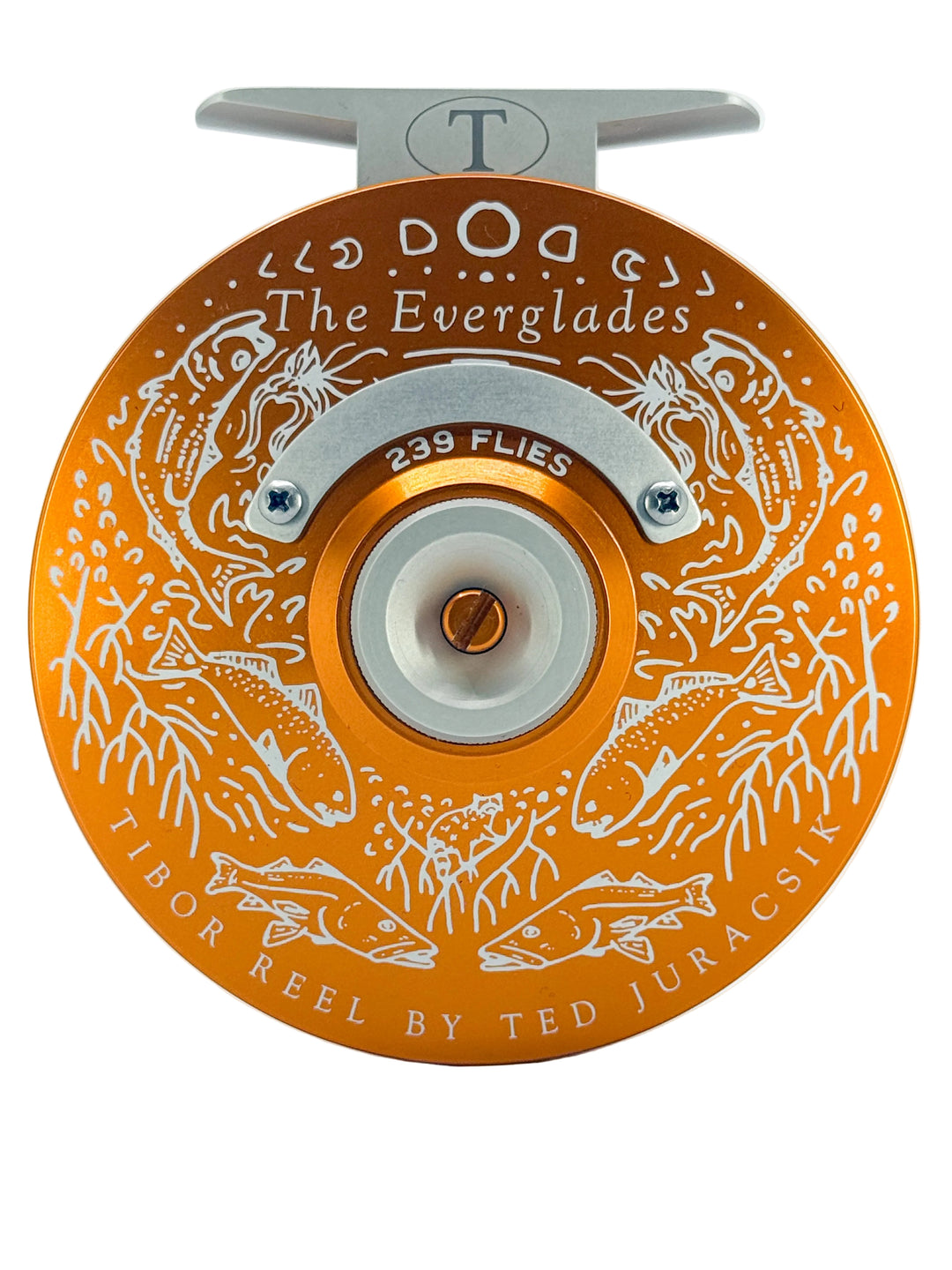 Tibor Everglades - Sunset Orange w/ Frost Silver Small Parts & 239 Bre Drake Everglades Slam Art (IN STOCK)