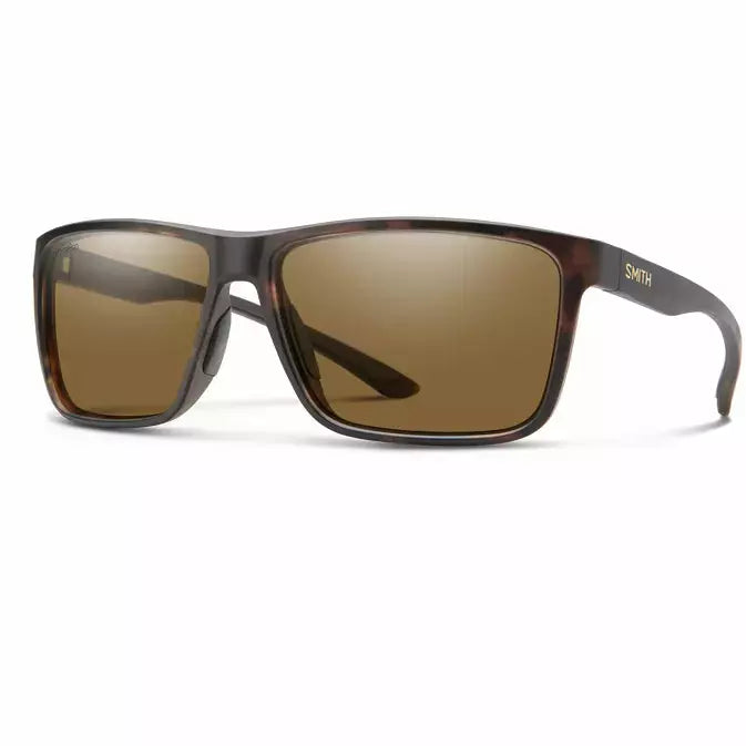 Smith Riptide - Matte Tortoise + ChromaPop Glass Polarized Brown Lens (IN STOCK)