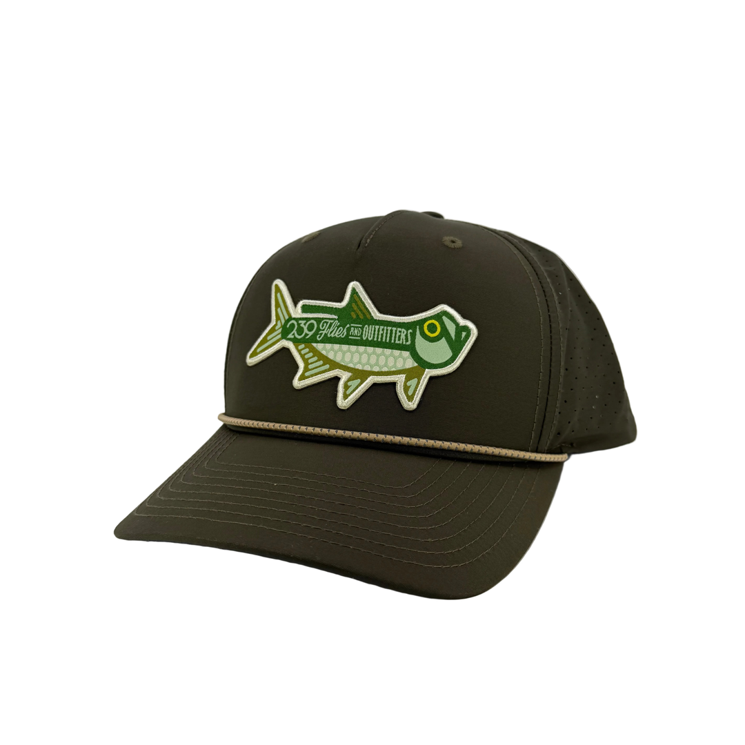239 Hat - Performance Rope - "Dark Star" - Olive/Loden