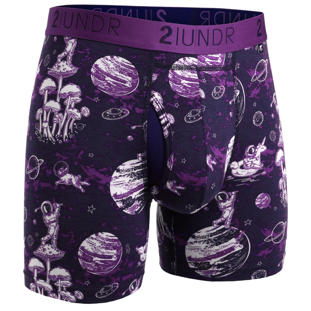 2UNDR - Swing Shift Boxer Brief - Space Golf Navy