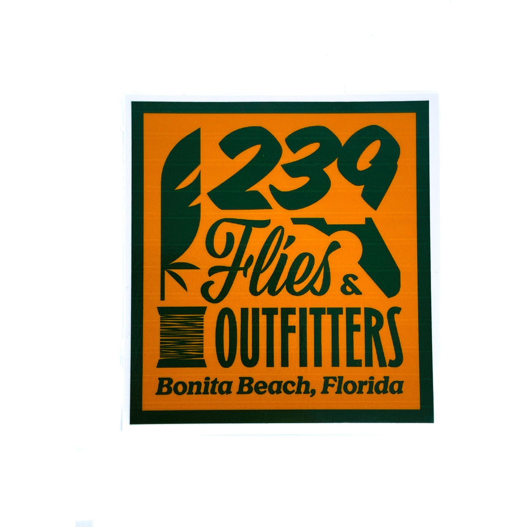 239 Flies Outfitter Sticker