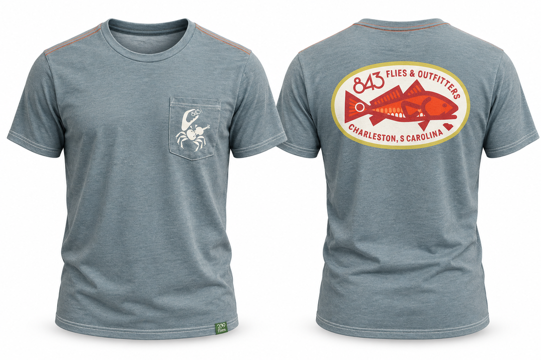 843 Flies Elevated Tee - King Street Crawler