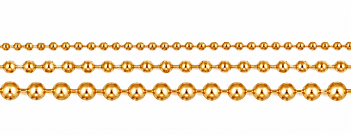 Bead Chain - Gold (All Sizes)