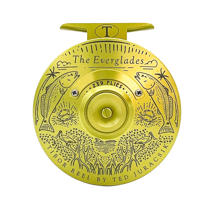 Tibor Everglades - Lemon Lime w/ 239 Bre Drake Redfish Art (CUSTOM)(IN STOCK)