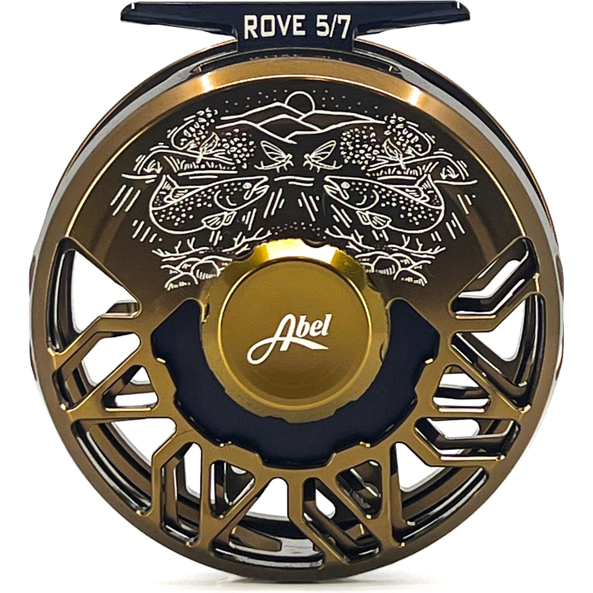 Abel Rove 5/7 Bronze w/Bronze Drag Knob & Ebony Handle 828Flies