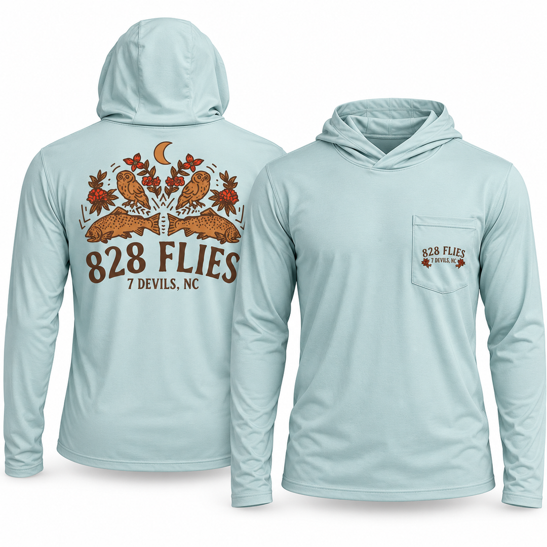 828Flies Technical Fishing Hoody - High-Country Hootenanny