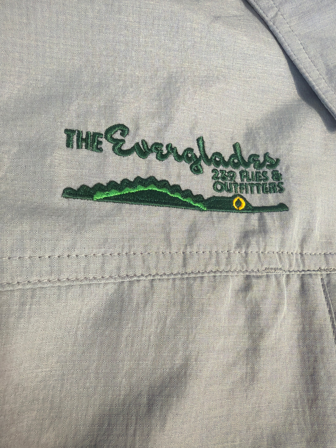 Simms Guide Shirt - Cinder w/239Flies Custom Everglades Logo