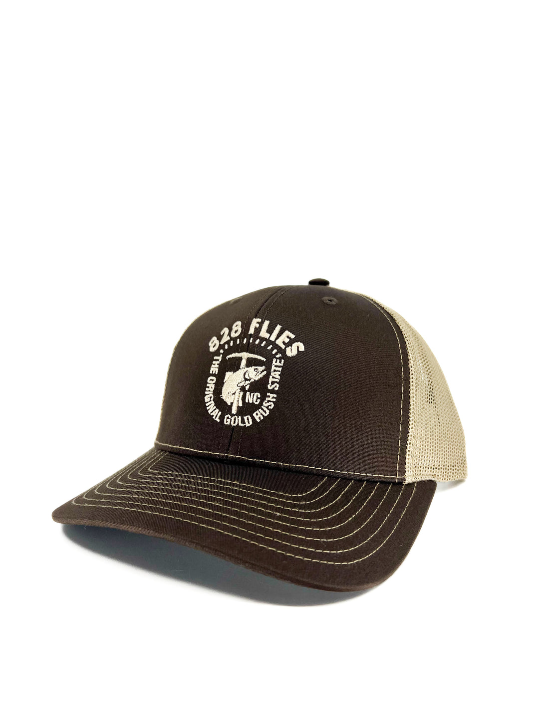 828 Trucker Hat - Brown/Khaki - Gold Rush(NEW)