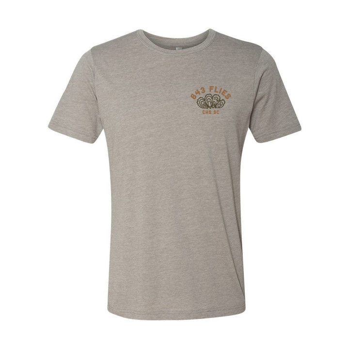 843 Flies X Bre Drake Tee Shirt - Oyster Bar