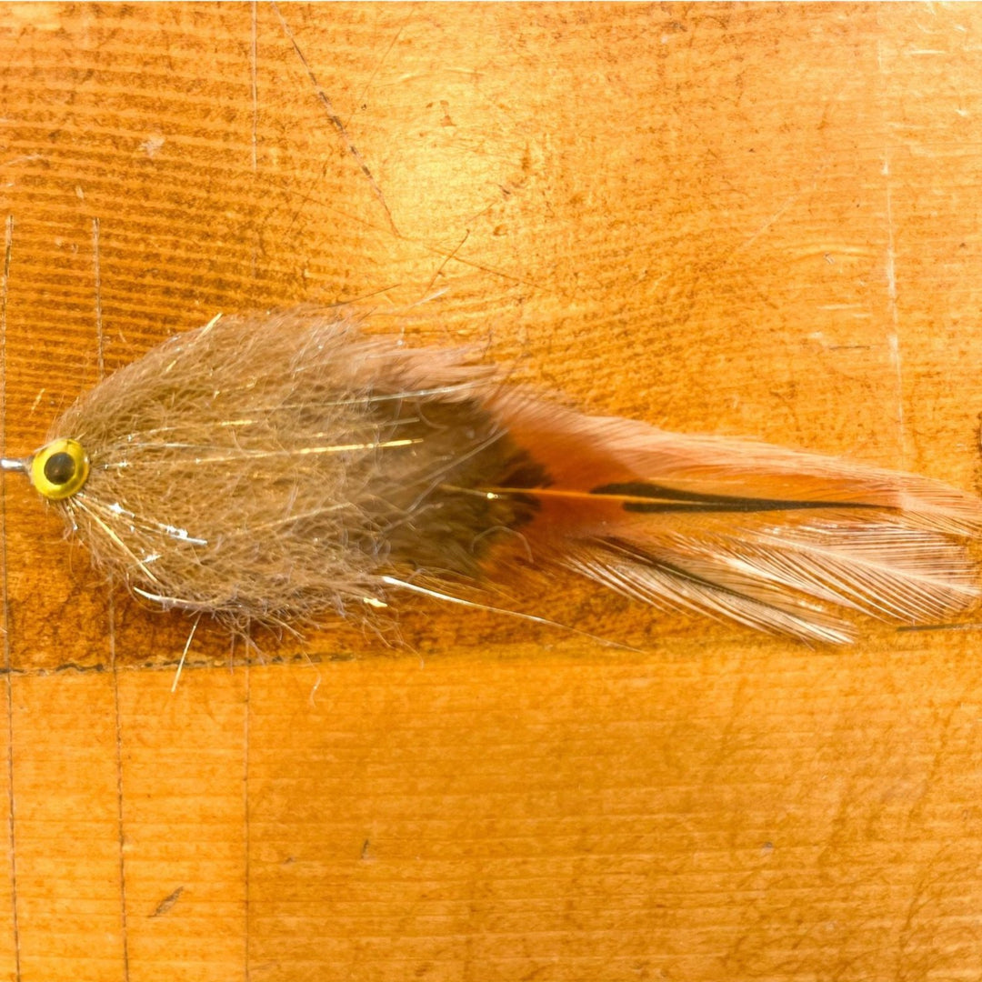 Mini Brush Flies - Tan  #2