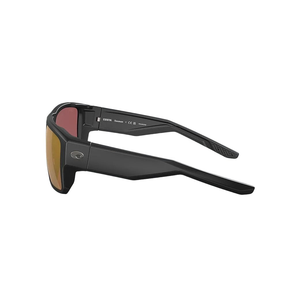 Costa - TAXMAN, Matte Black, Gold Mirror Polarized Glass (IN STOCK)