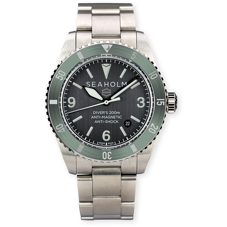 Seaholm - Offshore Dive Watch Seafoam (IN STOCK)