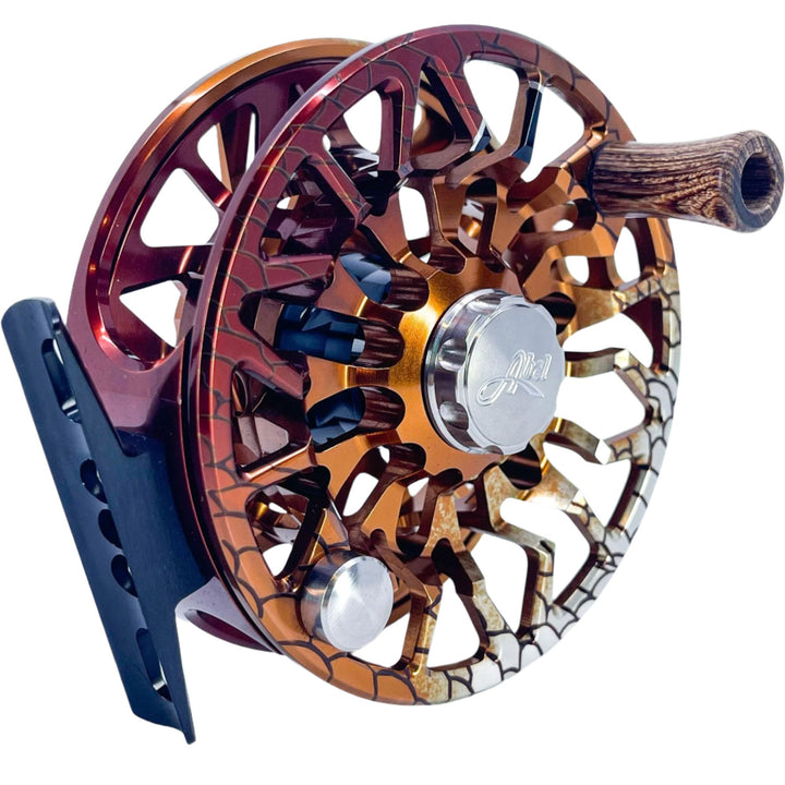 Abel Reels SDS 7/8 - Redfish w/ Redfish Drag Knob &amp; Walnut Handle (IN STOCK)