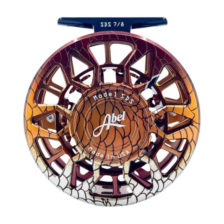 Abel Reels SDS 7/8 - Redfish w/ Redfish Drag Knob &amp; Walnut Handle (IN STOCK)