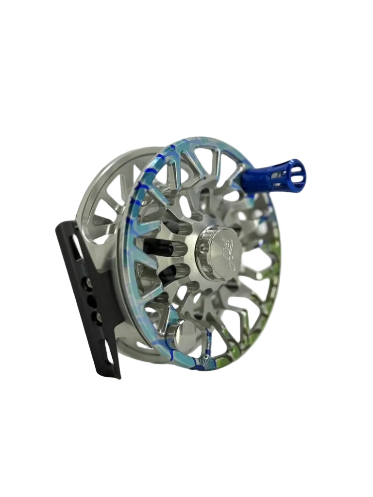 Abel SDS 7/8 - Classic Tarpon w/ Classis Tarpon Drag Knob w/ Blue Handle (CUSTOM)(IN STOCK)