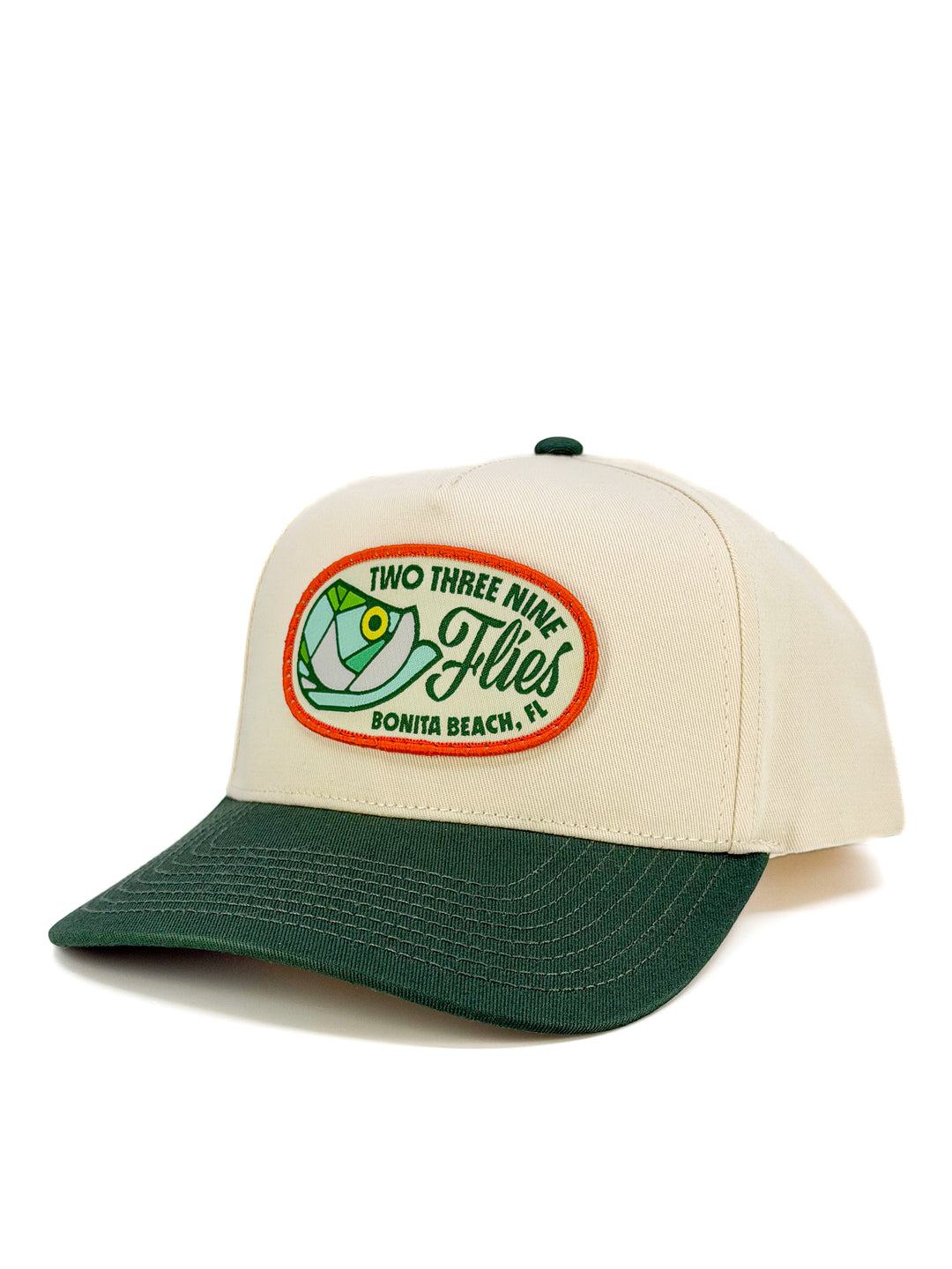 239 Classy Gramps Hat - Stained Glass Tarpon - Olive