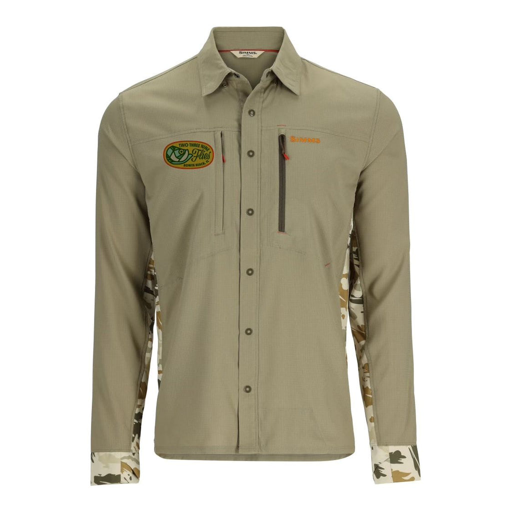 239 Flies Simms M's Intruder® BiComp Fishing Shirt - Cinder