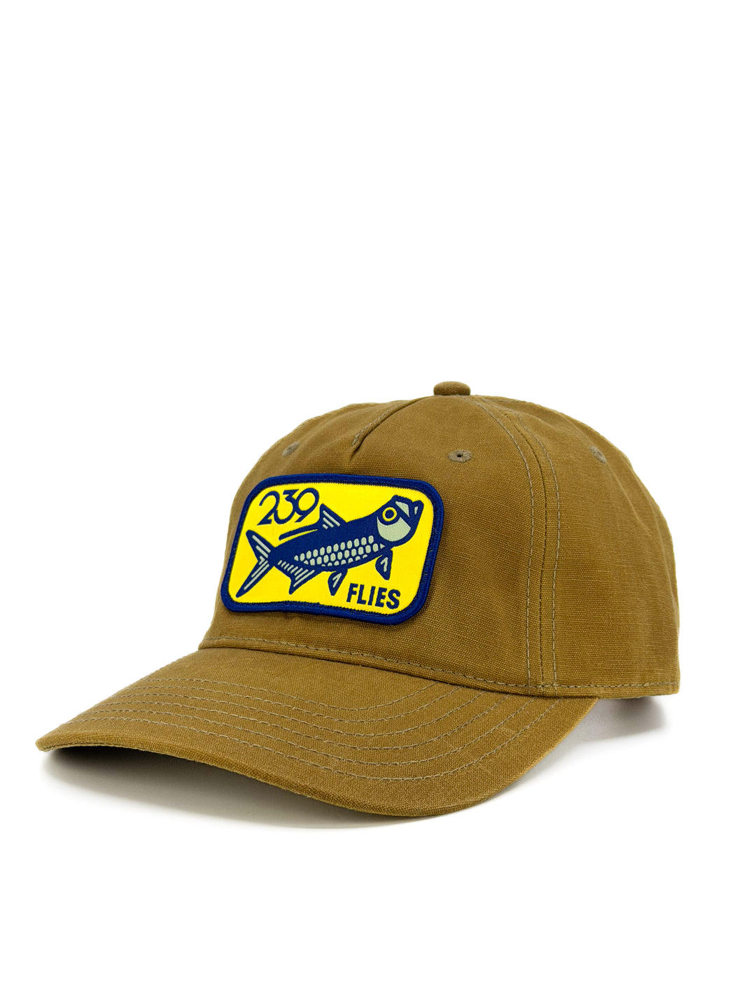 239 Flies Duck Canvas Dad Hat - Marsh Brown