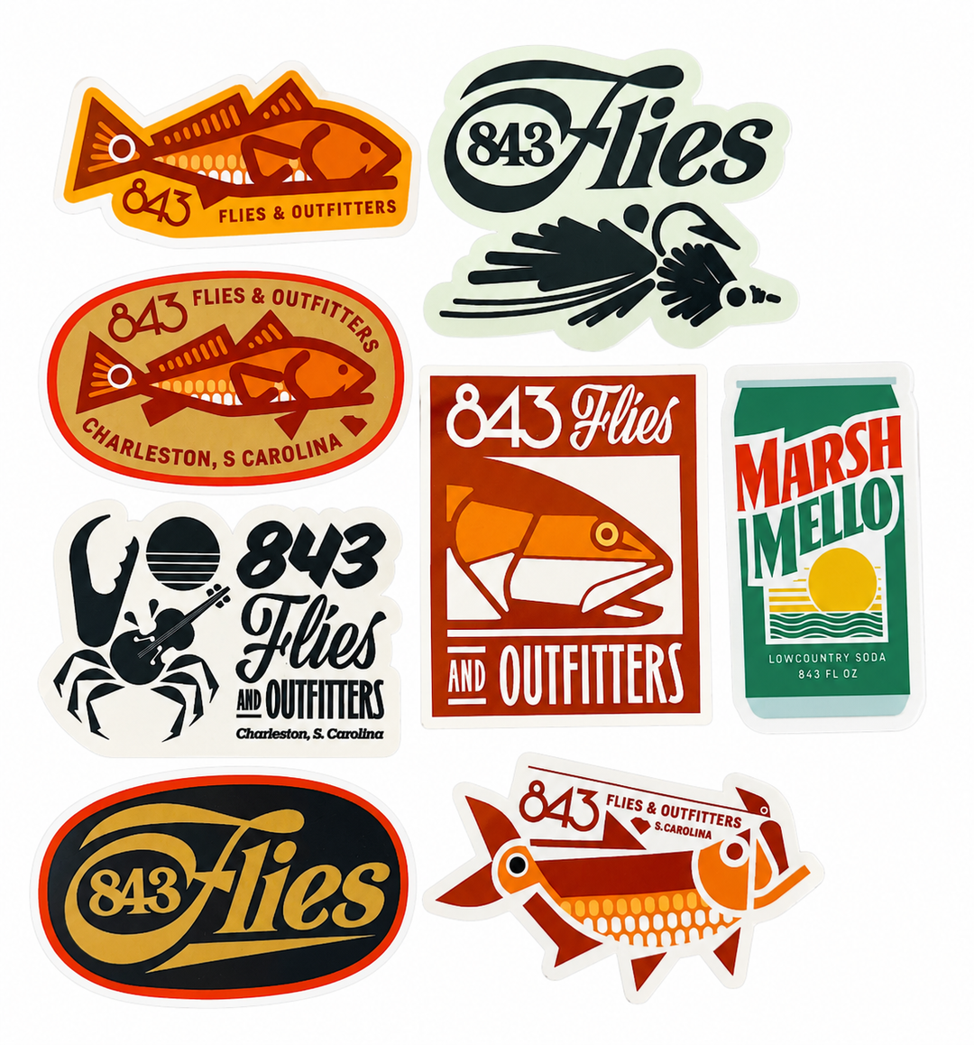 843 Flies - Sticker Bundle