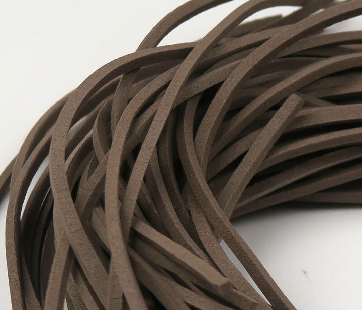 Dark brown porous foam strips for hook shank wrapping