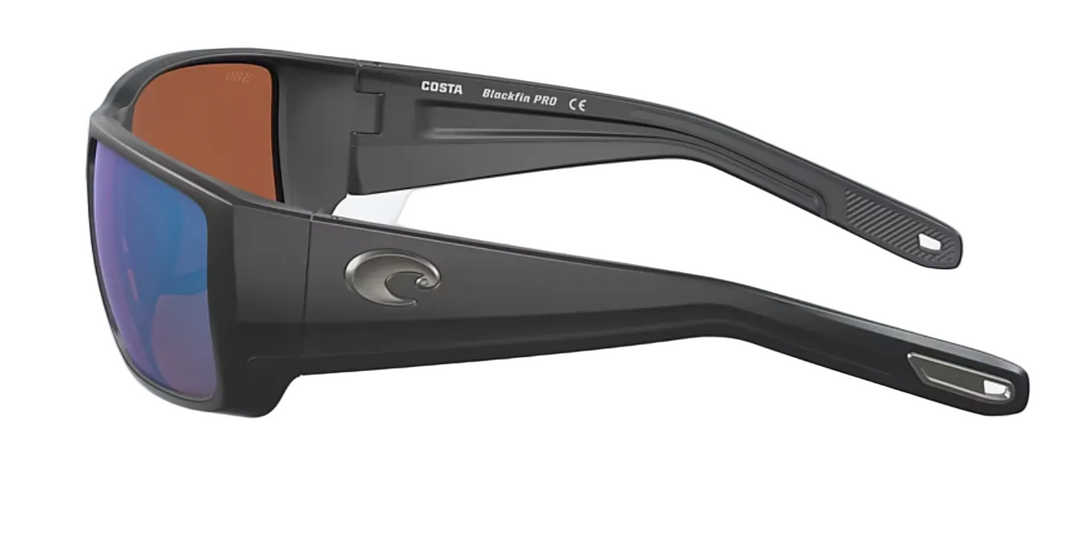 Costa - BLACKFIN PRO , Matte Black, Green Mirror Polarized Glass (NEW IN STOCK)