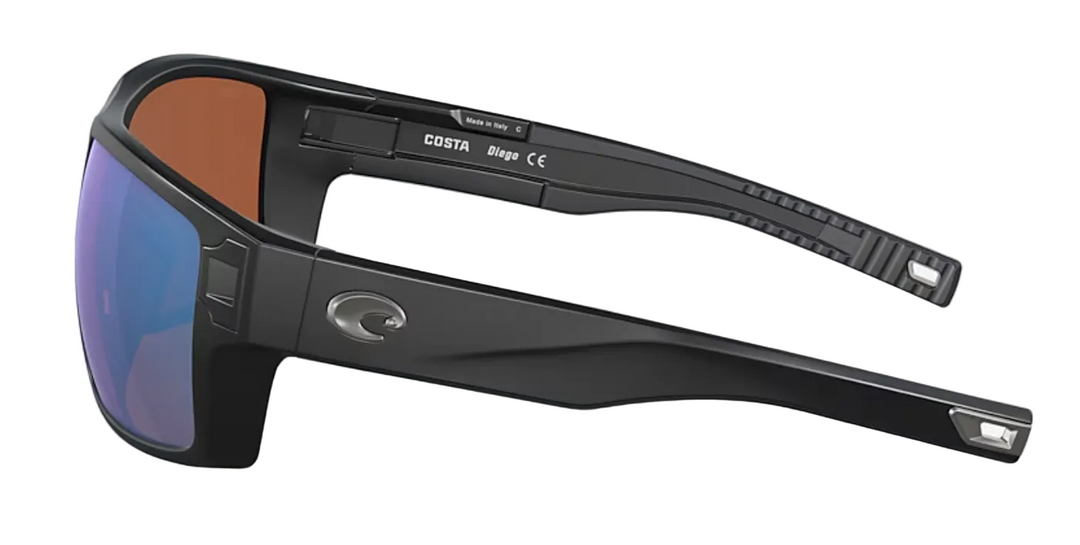 Costa - DIEGO , Matte Black, Green Mirror Polarized Glass (NEW IN STOCK)