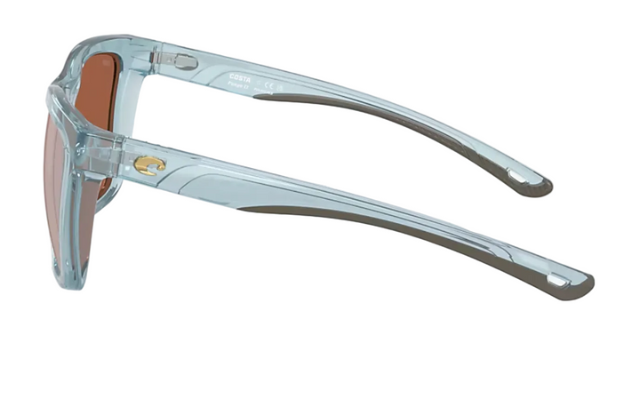 Costa - PANGA ll , Translucent Silt Blue, Copper Silver Mirror Polarized Polycarbonate (NEW IN STOCK)