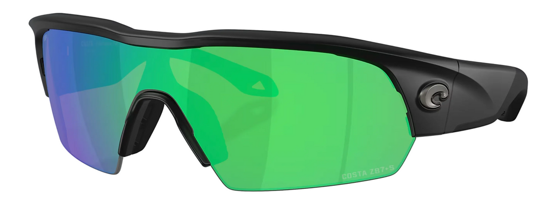 Costa - PILOTHOUSE PRO , Matte Black, Green Mirror Polarized Polycarbonate (NEW IN STOCK)