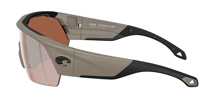 Costa - PILOTHOUSE PRO , Matte Sand, Copper Silver Mirror Polarized Polycarbonate (NEW IN STOCK)
