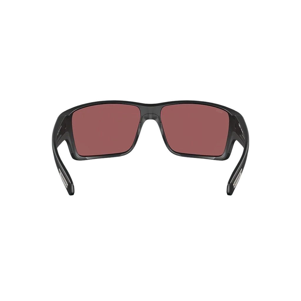 Back view of Costa Reefton PRO sunglasses highlighting contoured fit, textured earpieces, and hinge design