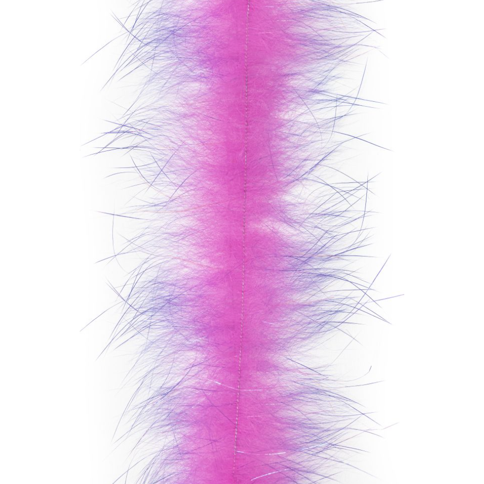 Magenta center with periwinkle blue shaded tips EP Bunny Brush with silver flash