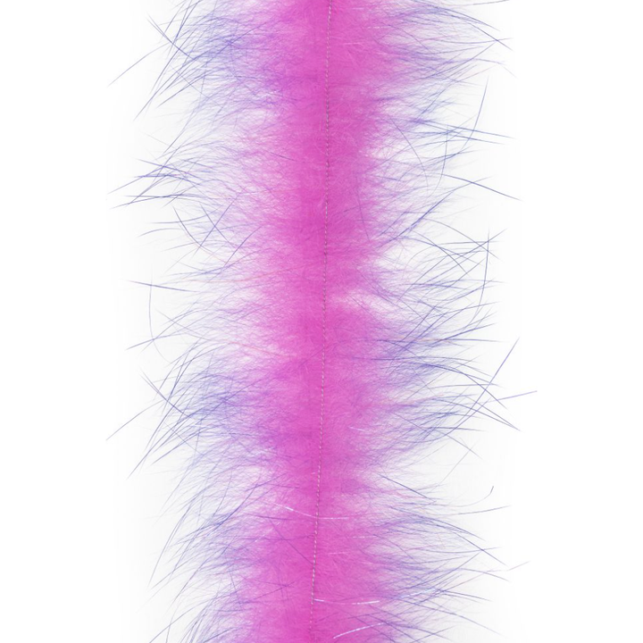 Magenta center with periwinkle blue shaded tips EP Bunny Brush with silver flash