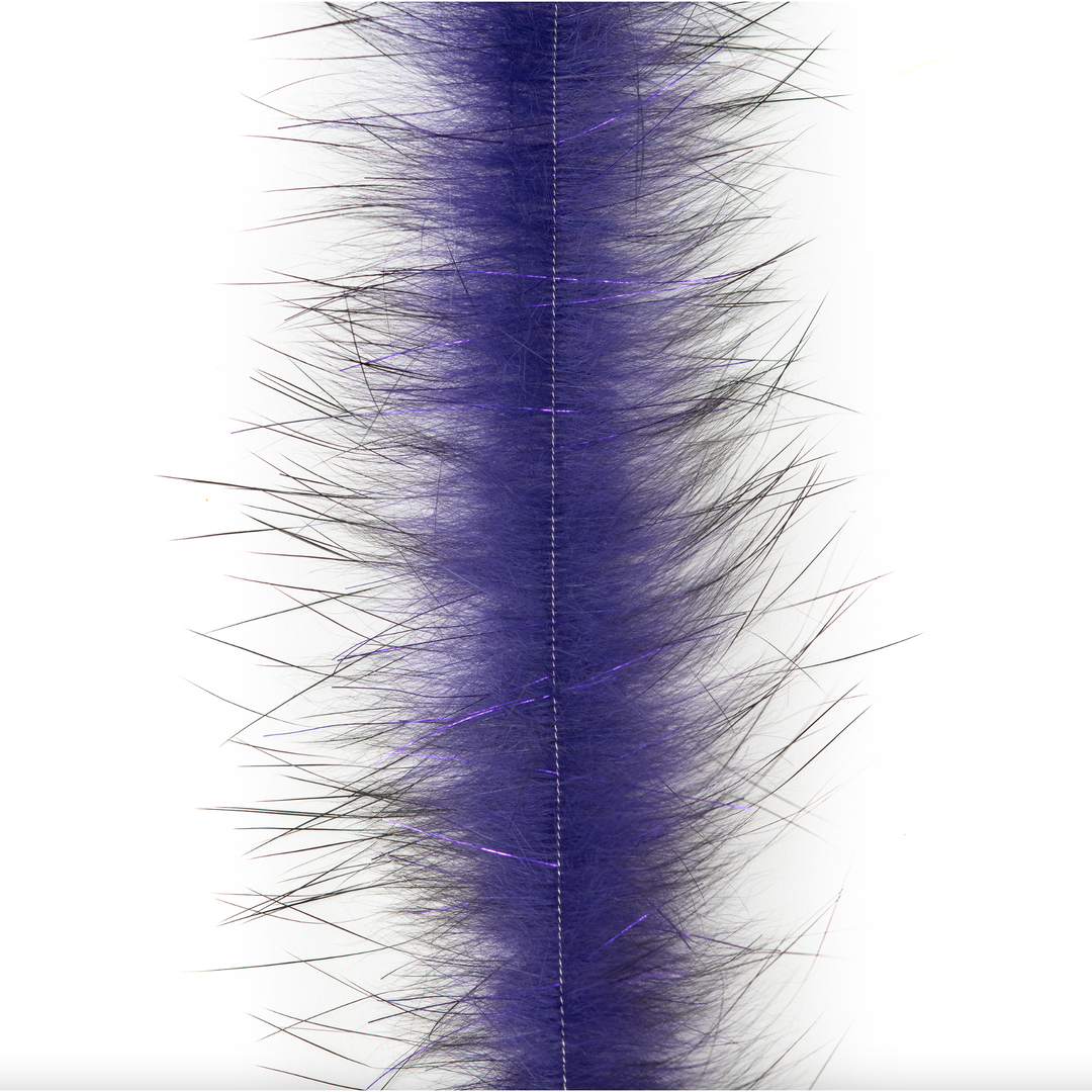 EP Bunny Brush Shaded Tip in deep purple with subtle iridescent flash for fly tying