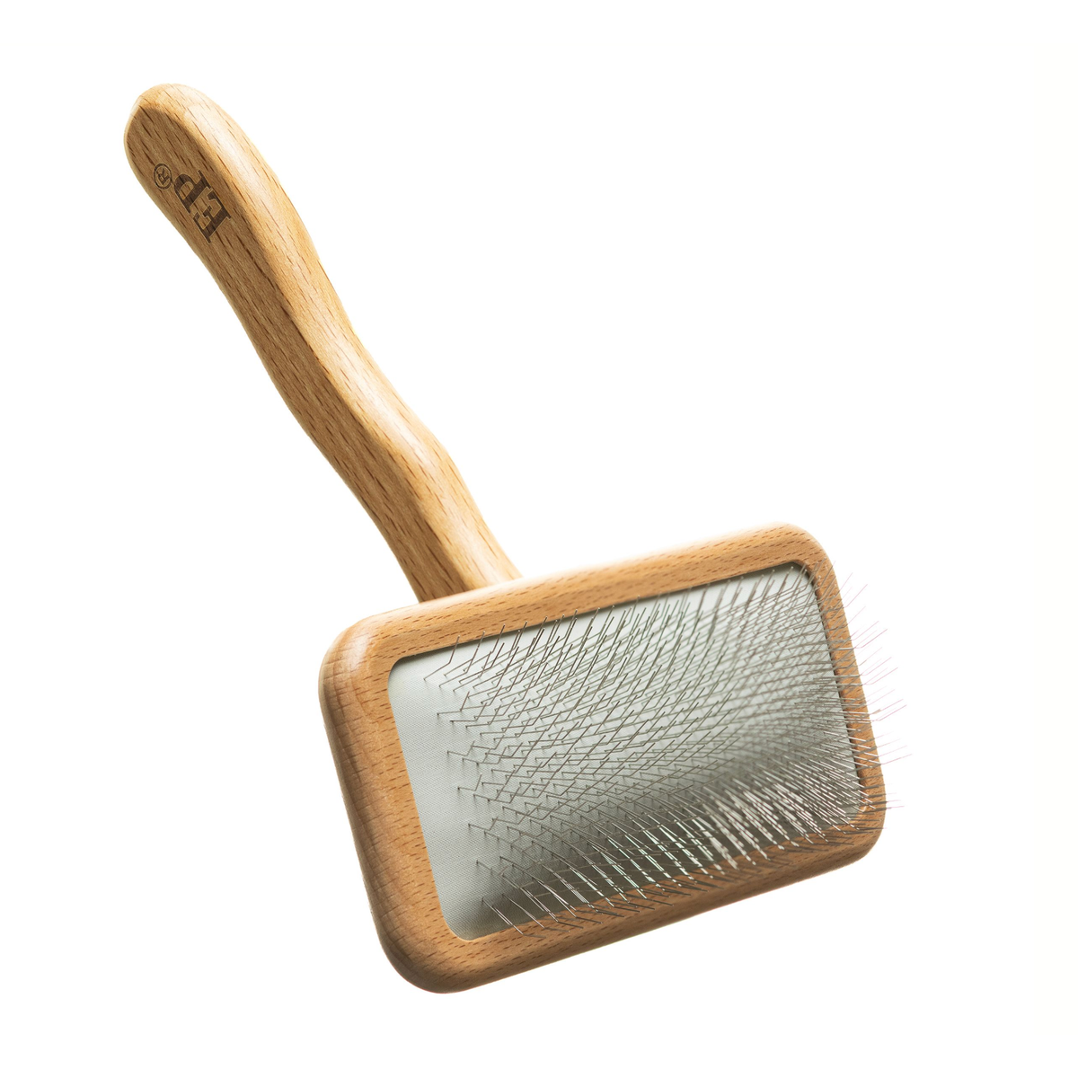 EP Dubbing Brush with wood handle and metal pins for fly tying