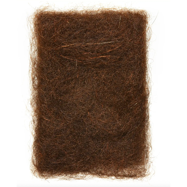 EP Shrimp Dubbing Fibers in dark brown with subtle copper sparkle for crustacean fly patterns