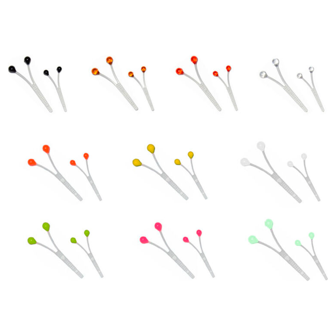 Hareline Dubbing X-Small Shrimp Eyes Combo Pack with 9 color pairs for fly tying