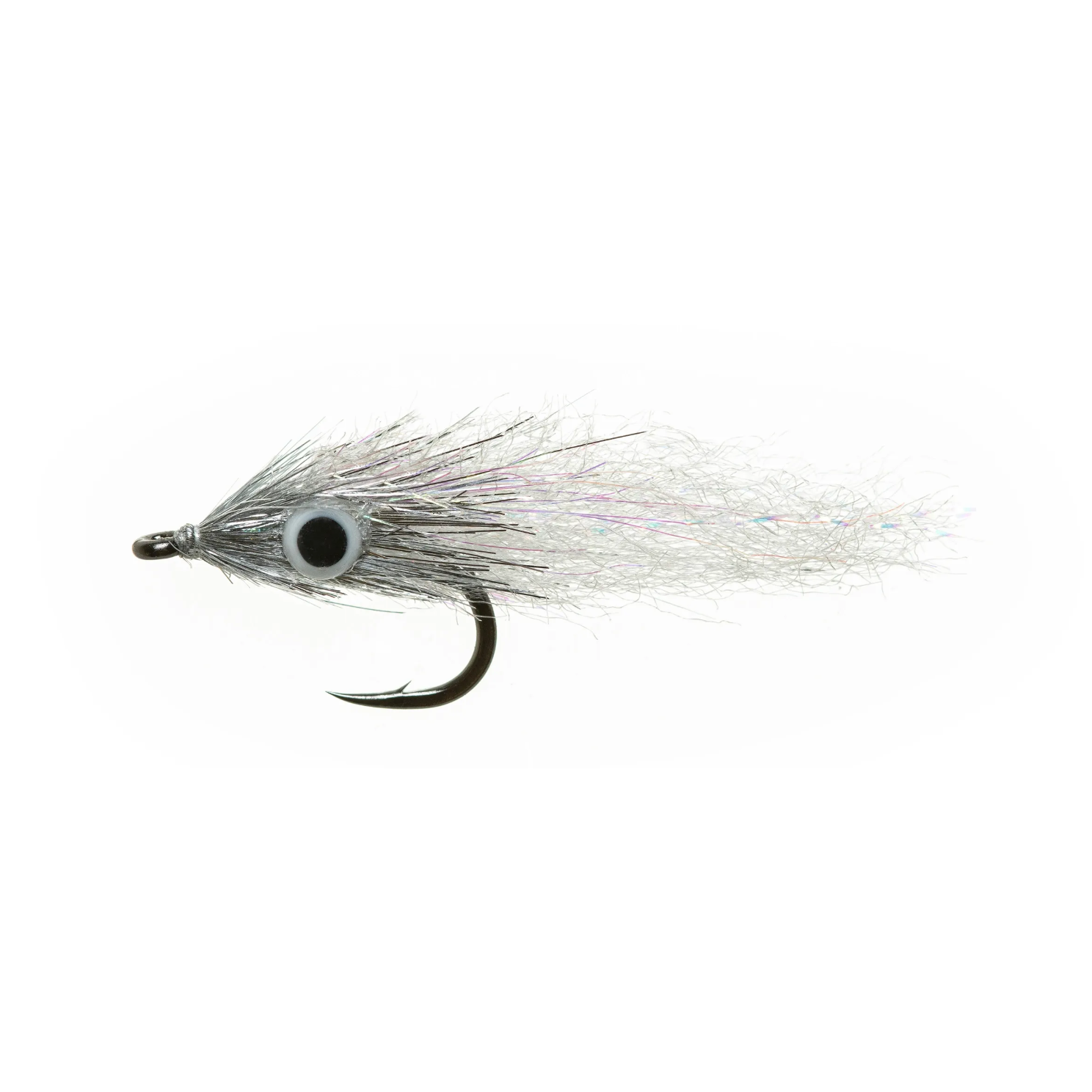 Clear fiber Enrico Puglisi Micro Minnow saltwater fly lure