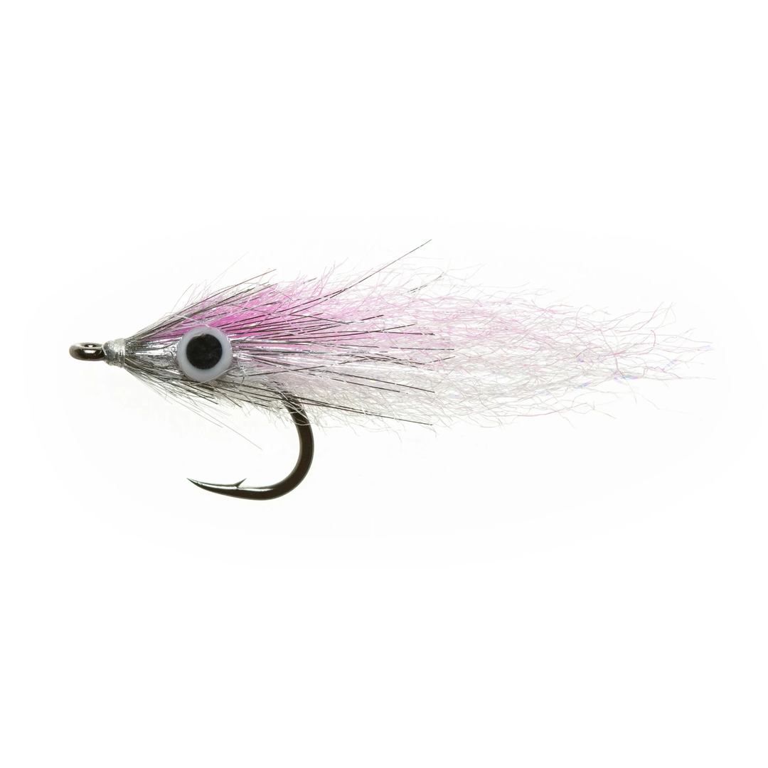 Pink tail Enrico Puglisi Micro Minnow fly for tarpon