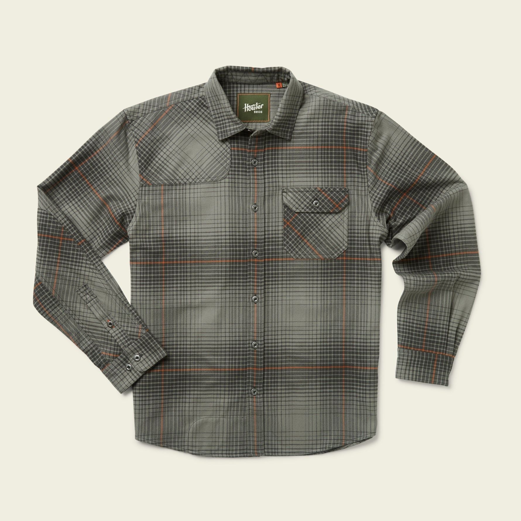 Howler Bros - Harker's Flannel: Roberts Plaid : Charcoa