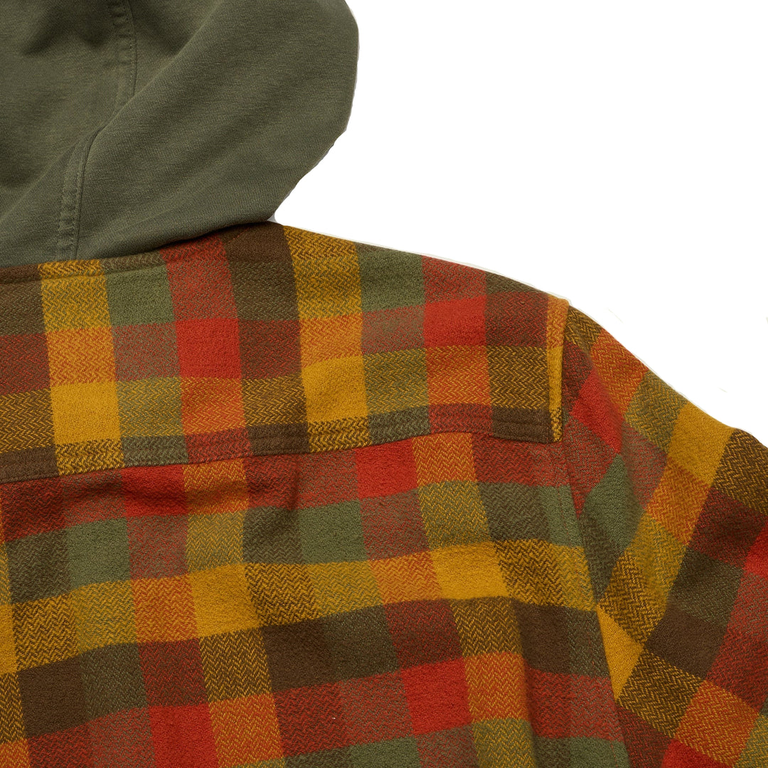 Howler Brothers - Salvo Hooded Blanket Flannel : Grice Plaid : Hayride