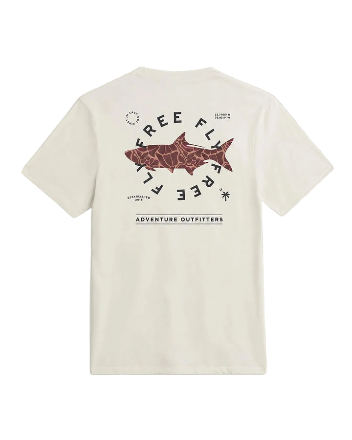 Free Fly Men's Target Species Pocket Tee - Bone