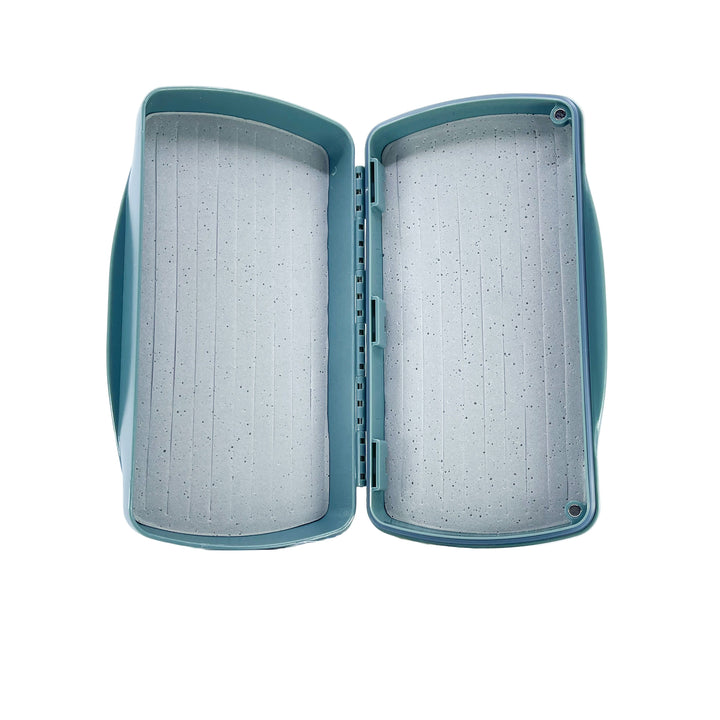 FishPond Tacky Pescador Fly Box - Large - Dynamic Foam - Smoke Grey w/ 843 Flies Redfish (CUSTOM)