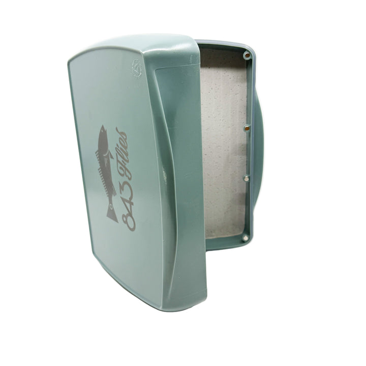 FishPond Tacky Pescador XL Fly Box open showing Dynamic Foam insert and magnets