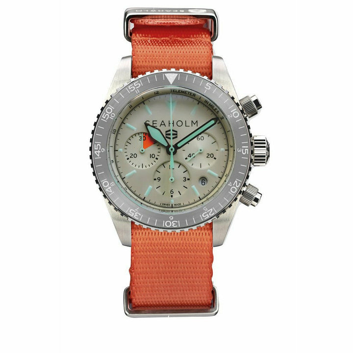 Seaholm - Flats Chronograph Watch Tan (IN STOCK)