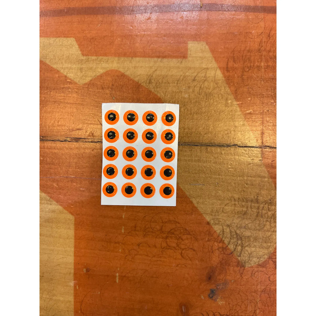 Fluorescent Fly Eyes (5/16 8mm) - Orange