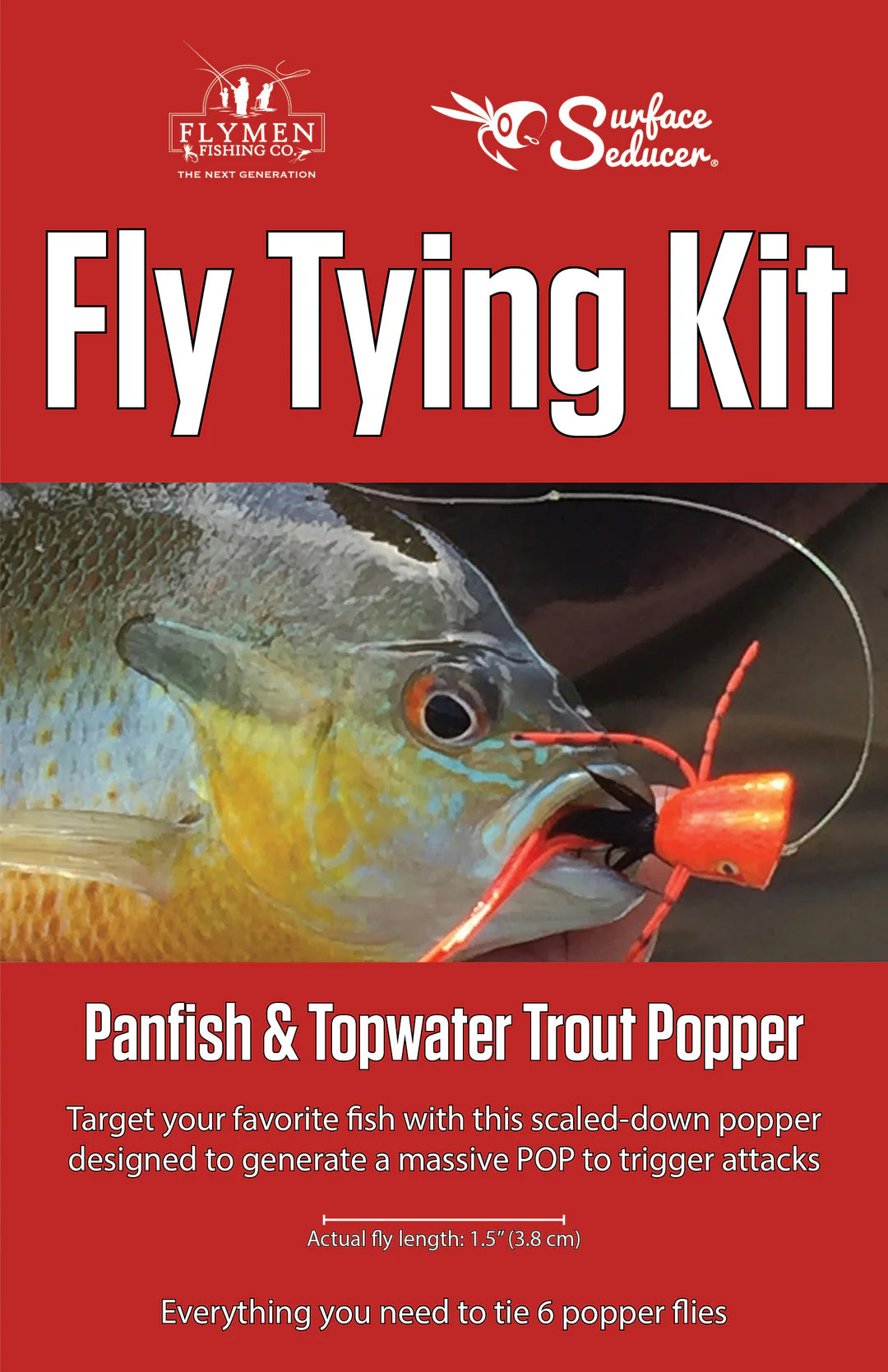 Fly Tying Kit: Surface Seducer Panfish Popper